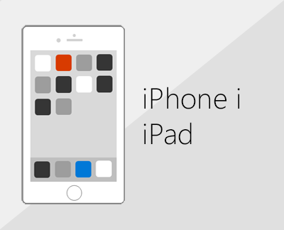 Kliknite da biste podesili Office i e-poštu na iOS uređajima