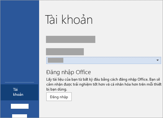 Đăng nhập bằng tài khoản Microsoft hoặc tài khoản Office 365 của cơ quan hoặc trường học.