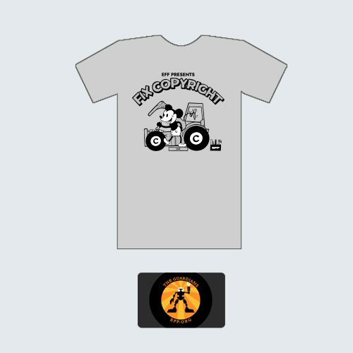 Guardian Combo: Fix Copyright T-Shirt and Metal Member Card