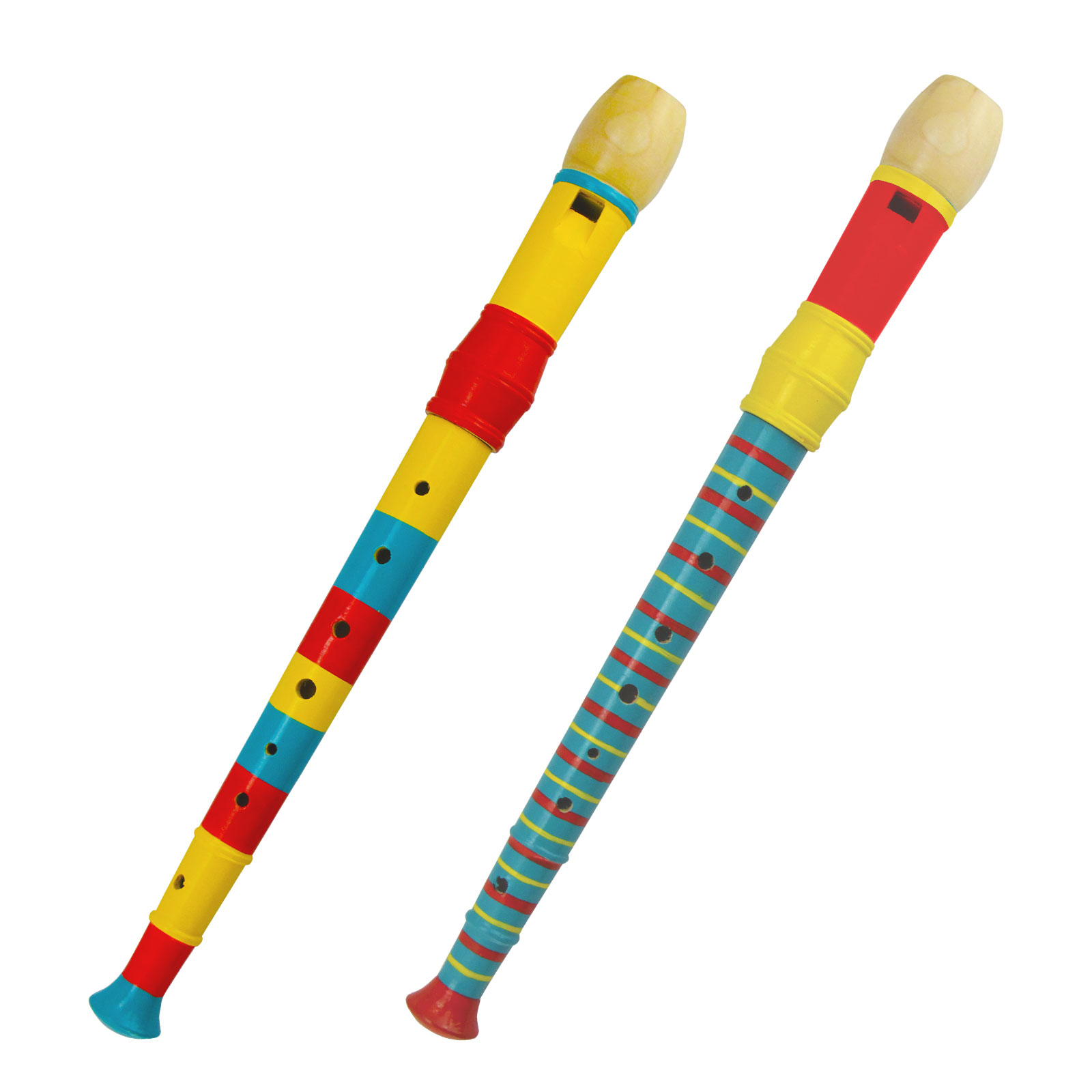 Colourful Wooden Flute - Toy Musical Instruments | SVOORA