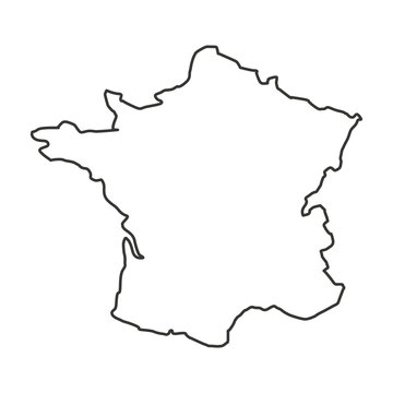 france map isolated icon vector illustration design