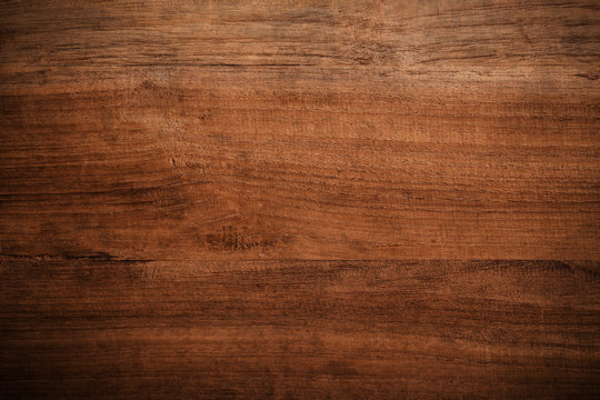 Old grunge dark textured wooden background , The surface of the old brown wood texture