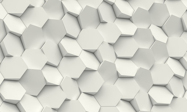 hexagon geometric background