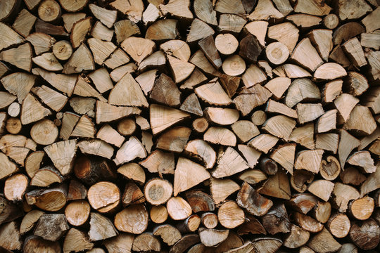 Chopped wood