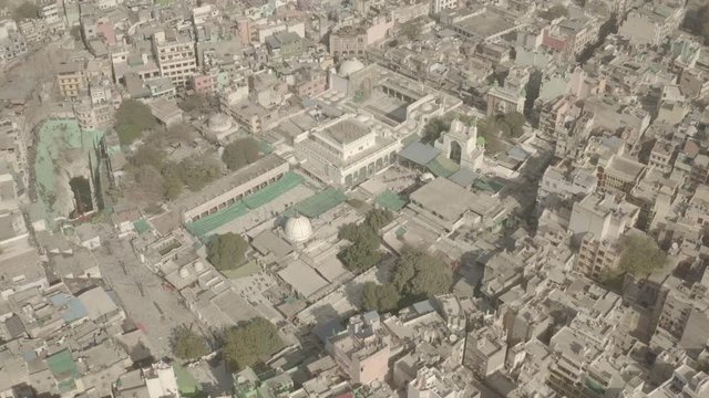 Ajmer Dargah Sharif, India, Sufi holy place, India, 4k aerial, ungraded