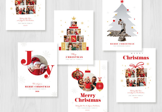 Christmas Photo Card Layout