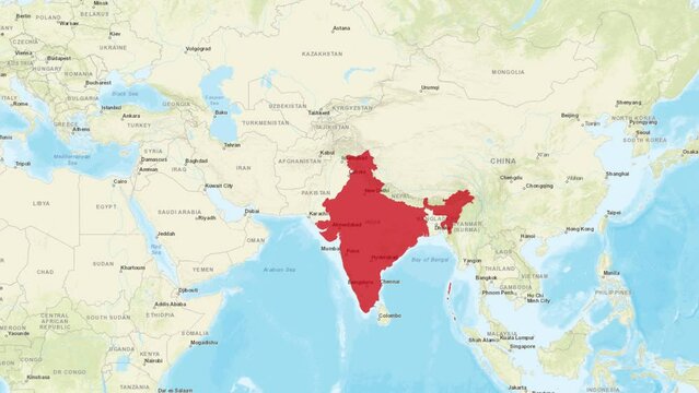 Discovering India: Map with National Identity