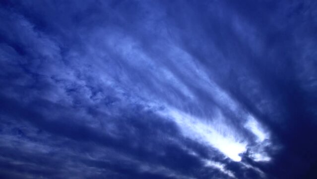 Dark blue color sky time lapse footage backgrounds