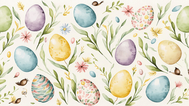 Beautiful Vintage Easter Background and Wallpaper