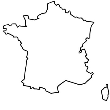 France map outline