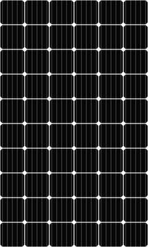 Monocrystalline solar cell panel seamless pattern. Vector Illustration.