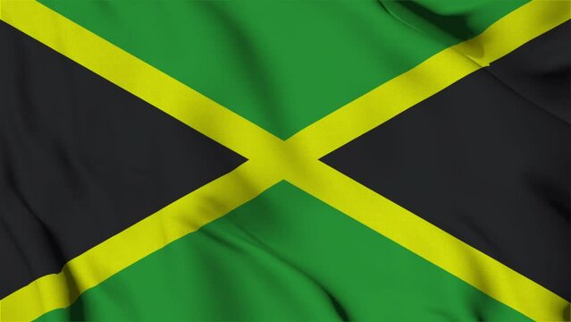 waving flag jamaica