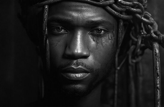 Closeup Photo of African Man in Chain