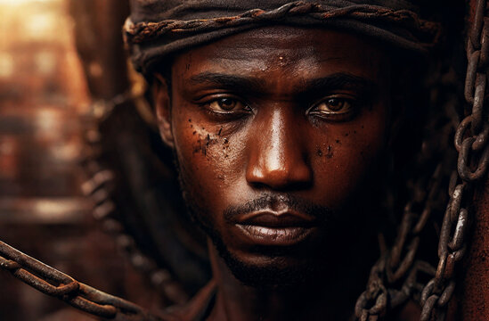 Closeup Photo of African Man in Chain