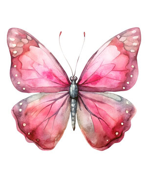 watercolor butterfly clipart