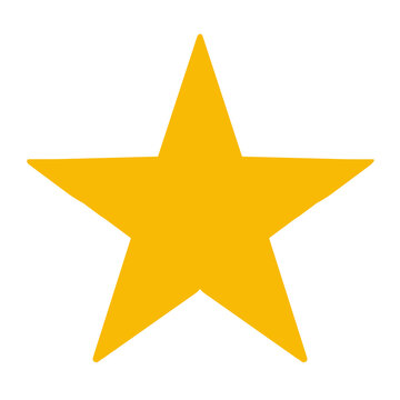 Golden star icon