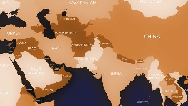 Pakistan Map Background Useful For Politics