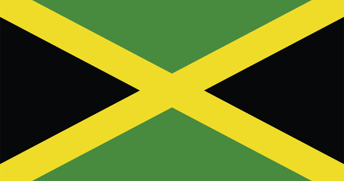 illustration of Jamaica Country Flag