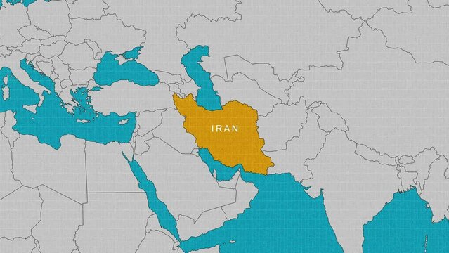 map of Iran