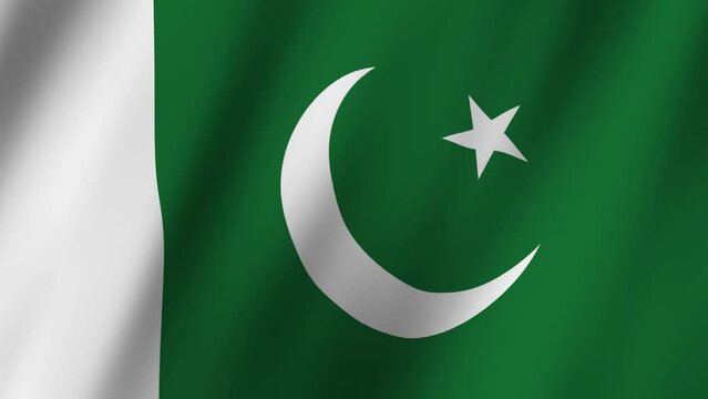 Vibrant Pakistan Flag Animation - Perfect for National Celebrations and Events