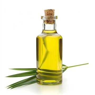 Professional product photography of saw palmetto oil bottles on a clean, white background High-quality images showcasing the essence and benefits of natural saw palmetto oil