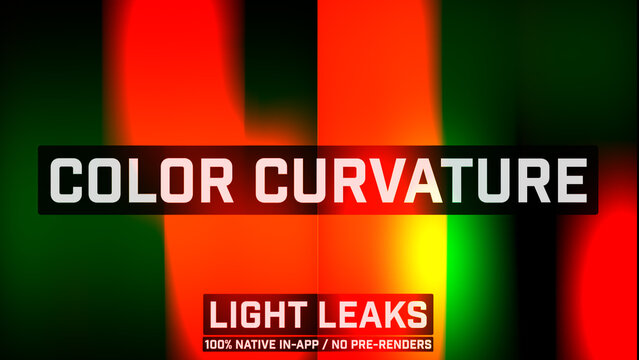 Color Curvature Organic Light Leaks Motion Overlays