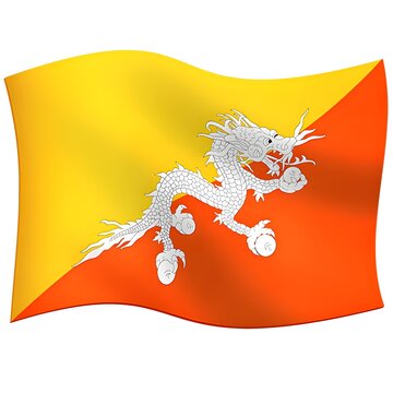 Flag: Bhutan