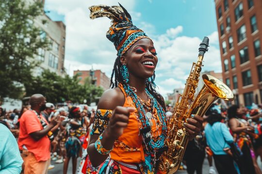 Juneteenth parade and festival captured in philadelphia, vibrant photography of the event