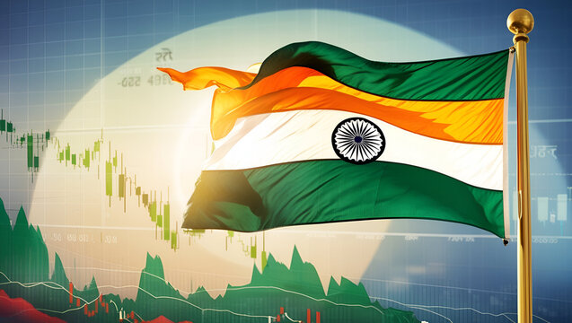 Indian flag Create a flag that encapsulates India's aspiration independence day indian republic d.generative ai