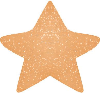 Yellow shiny star clipart