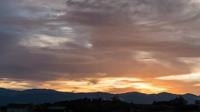 Sunrise to evening footage time lapse