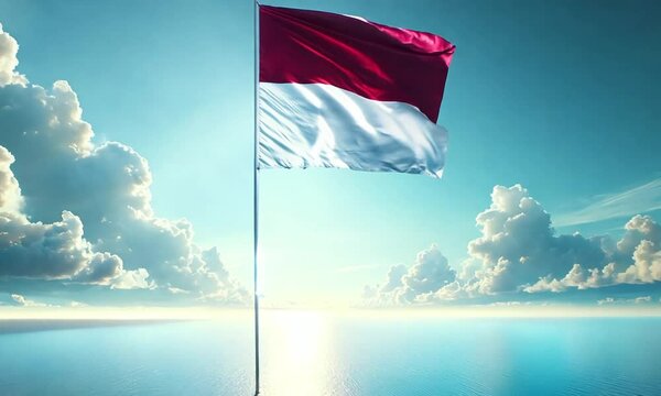 indonesia flag zoom in 