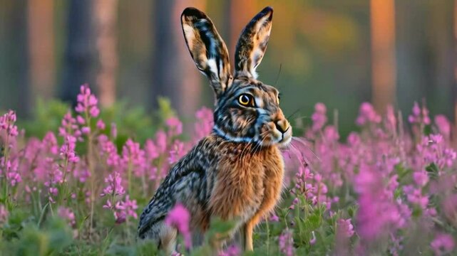 rabbit in a meadow