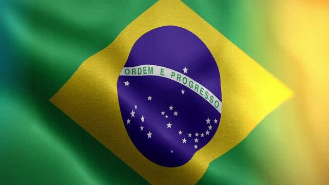 Brazil Flag Animation Video, Waving Brazil Flag, Brazil Flag Animation, Brazil Flag Waving Animation, Brazil Flag Waving Banner Video