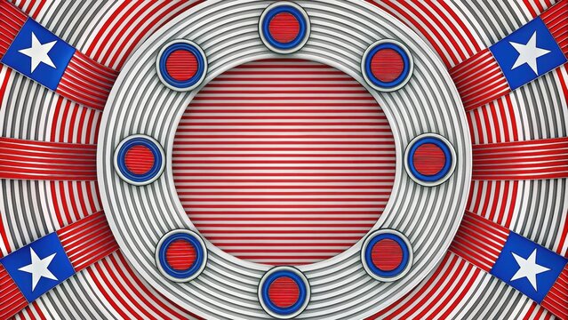 Circles pattern with lines resembling the flag of Puerto Rico, Puerto Rico, flag, circles, lines, pattern, design, background, national