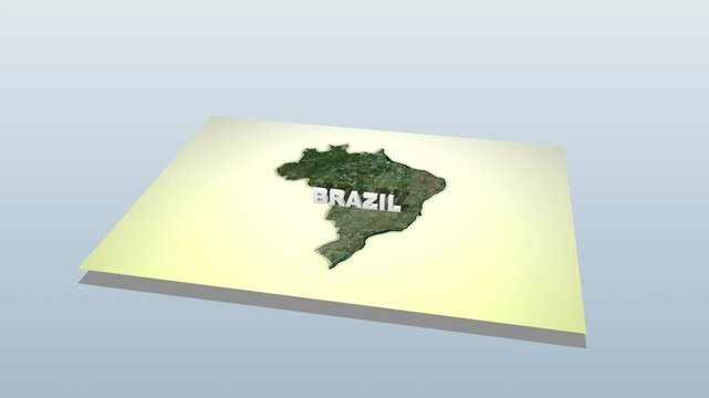 Brazil Map Unfolding