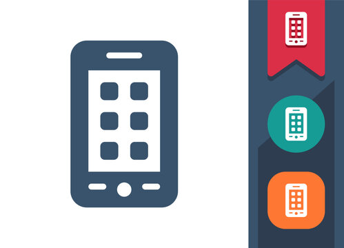 Smartphone, Mobile Phone, Apps Icon