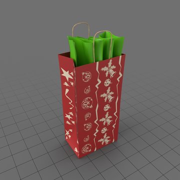 Christmas Shopping Bag 02