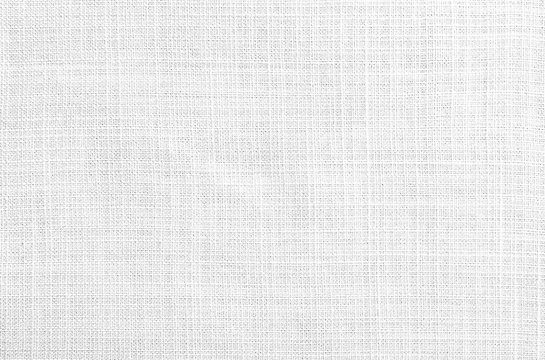 Close up white Chinese linen fabric texture background