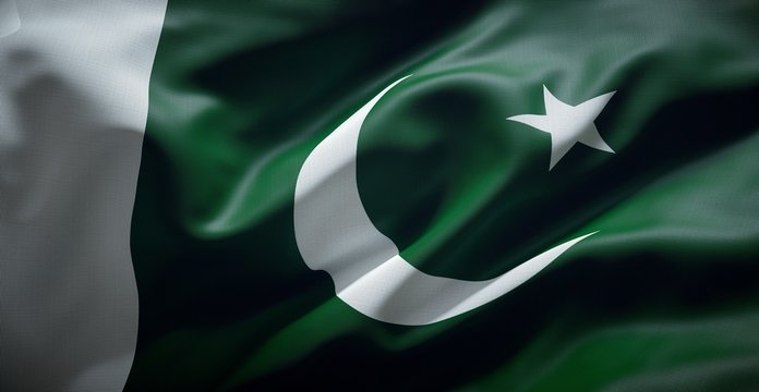 Official flag of Pakistan.