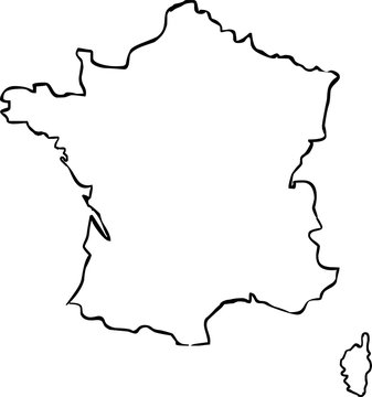 France map,