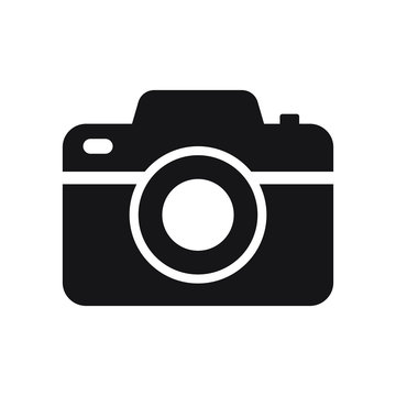 Photo camera vector icon isolated