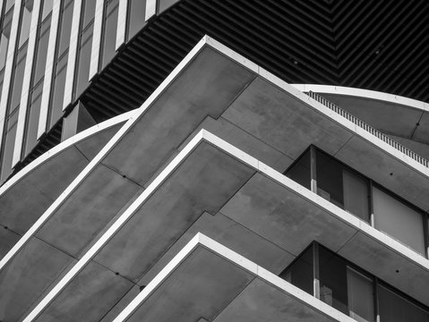 Abstract background architecture lines. modern architecture detail