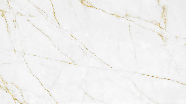 White and gold marble grunge texture crack pattern background.