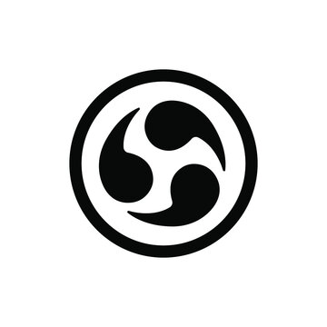 sharingan icon on white background