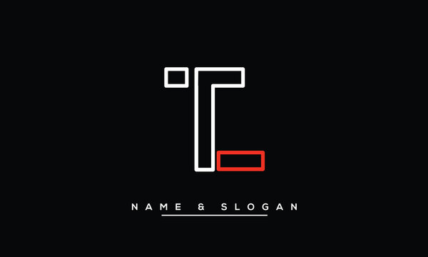 TL, LT, T, L  Abstract Letters Logo Monogram