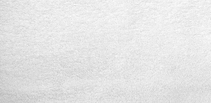 Panorama of Clean white towel texture and seamless background