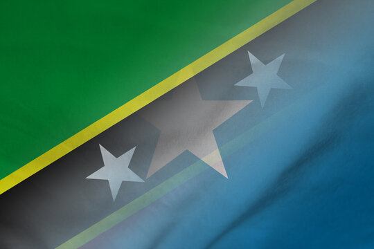 Saint Kitts and Nevis and Somalia official flag transborder contract SOM KNA