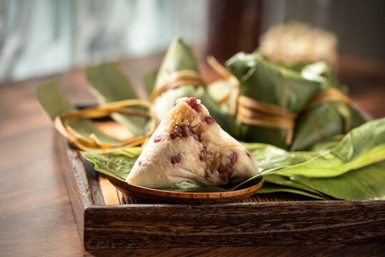 Close up of Zongzi