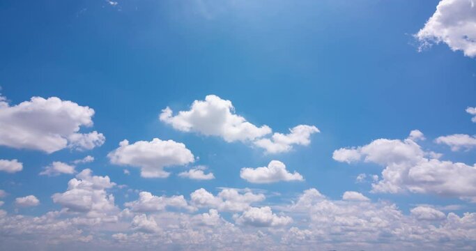 blue sky background time lapse of the clear sky